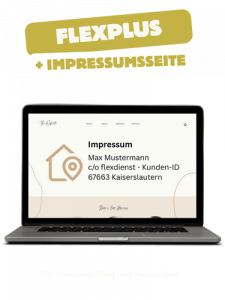 Die erweiterte Lösung mit ladungsfähiger Adresse & Impressumsseite