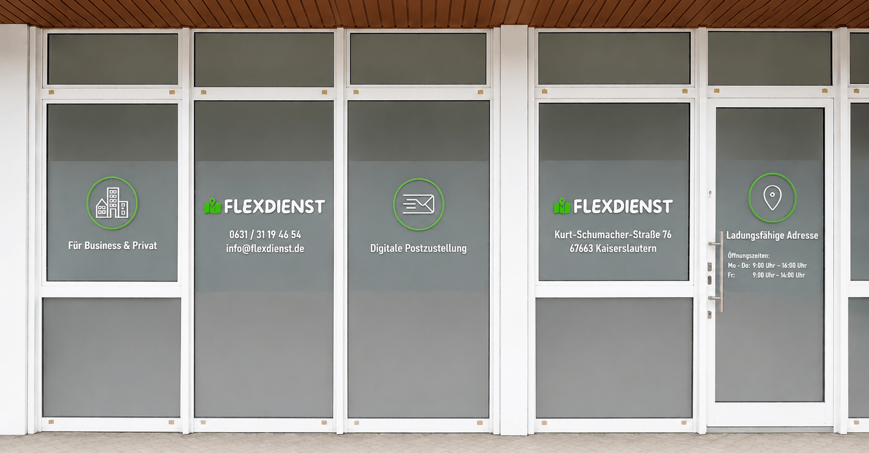 Flexdienst Büro mit Außenwerbung vom 14.07.2026 in Kaiserslautern